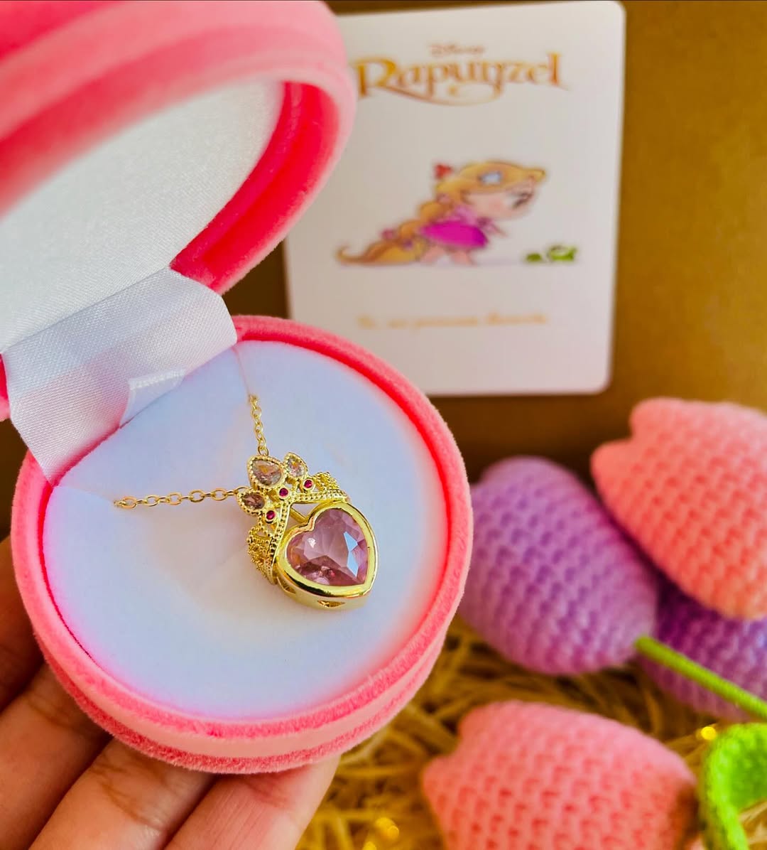 Collar Corona Princesa Rapunzel