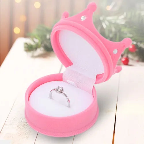 Caja Corona Princesa Lujo Anillo