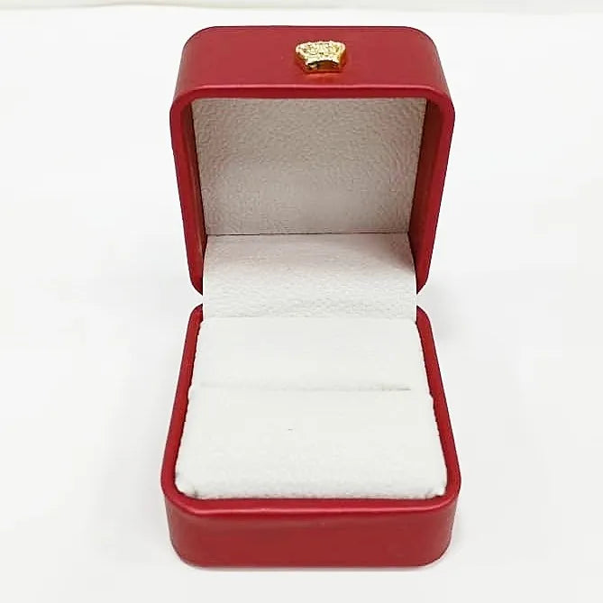 Caja Deluxe Cuerina Anillo